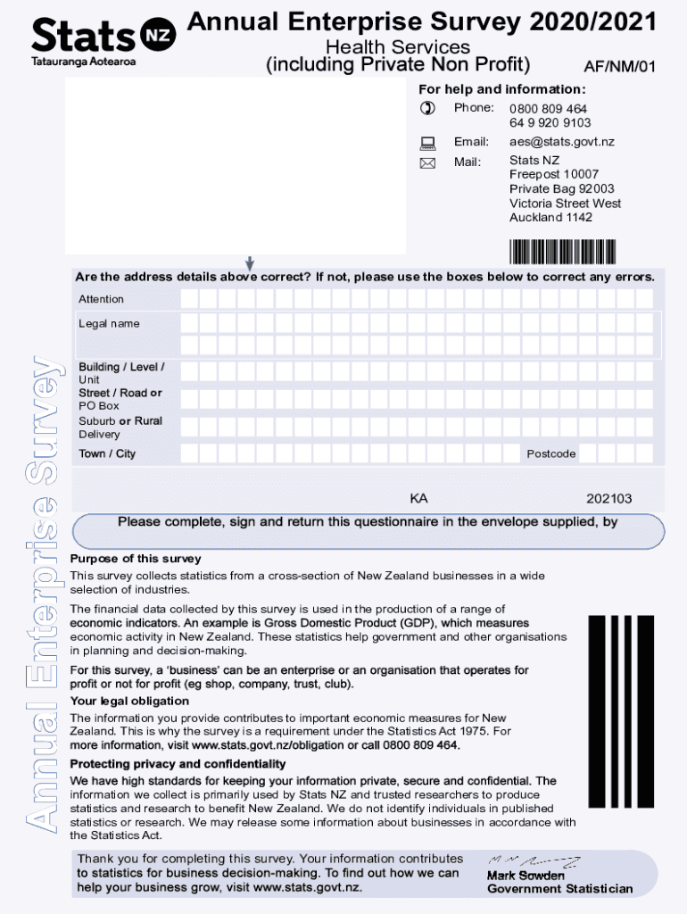 New Zealand Health Services  Form