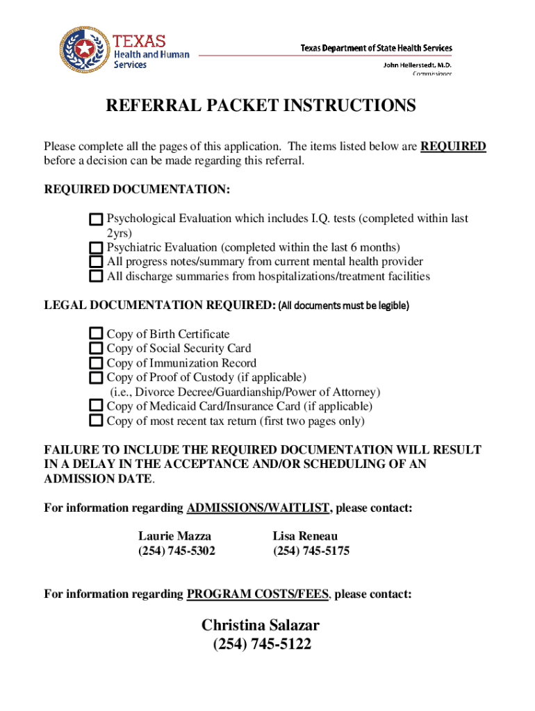 Waco Center for Youth Application  Form