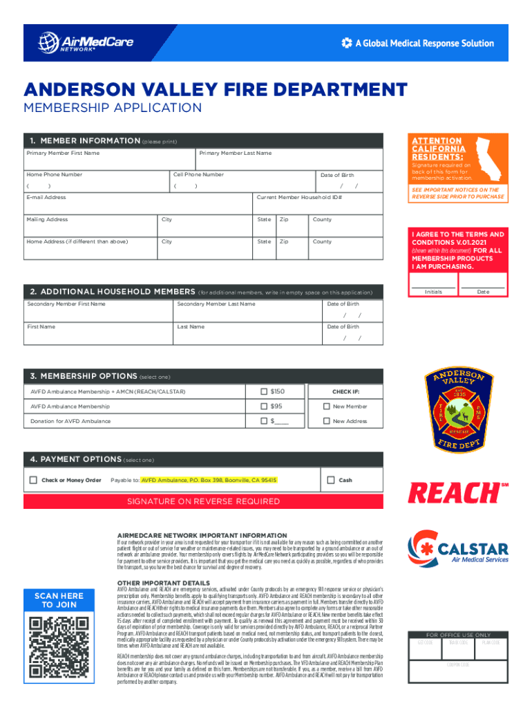 Burn PermitFire SeasonAnderson Valley Fire Department  Form