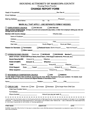 Maricopa County Section 8 Application  Form