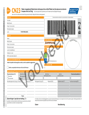 Cn23 Document Downloaden  Form