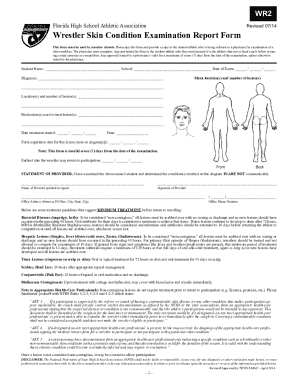 Fhsaa Skin Form