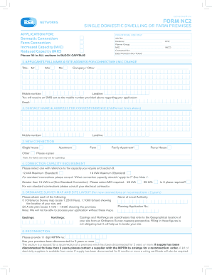 Download the Application Form NC2 Esb