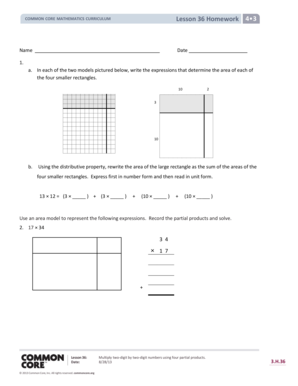 Lesson 36 Homework 4 3  Form