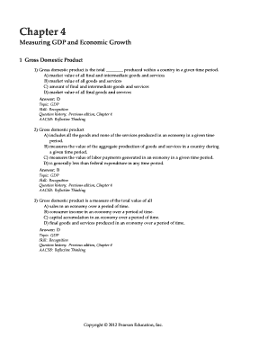 Macroeconomics Test Bank  Form