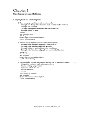 Macroeconomics, 10e Parkin Testbank 1 Ch 1 5  Form