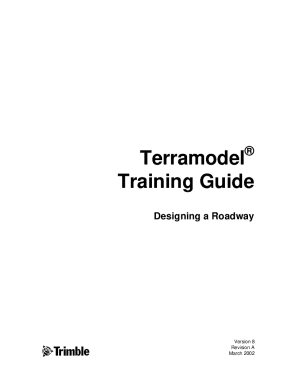 Terramodel Manual  Form