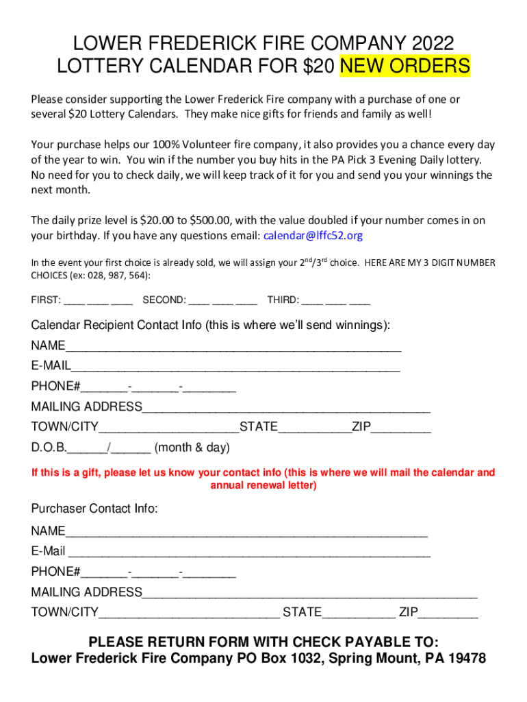 If You Havent Already Lower Frederick Fire Company  Form