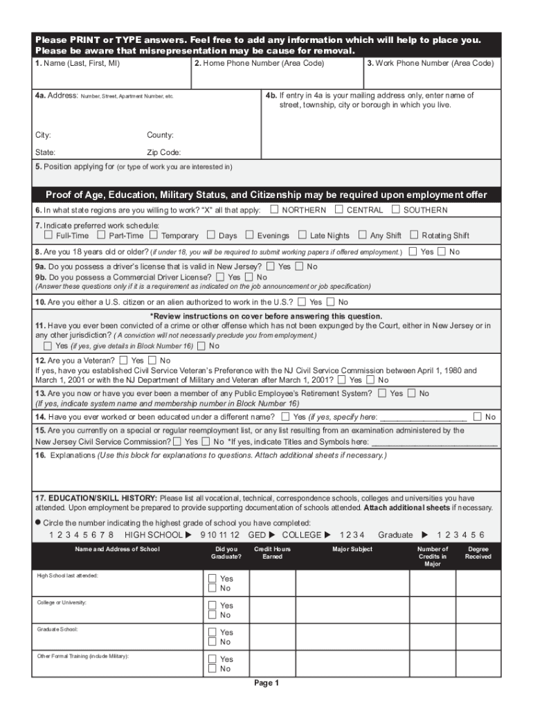  New Jersey Dpf 663 2018-2024