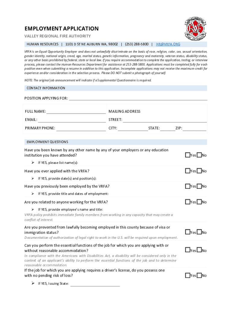 State of Vermont Careers  Form