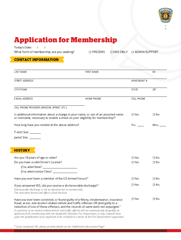 Hvfd Comjoinjoin the HvfdWhy Volunteer with Us? Hyattsville Volunteer Fire Department  Form