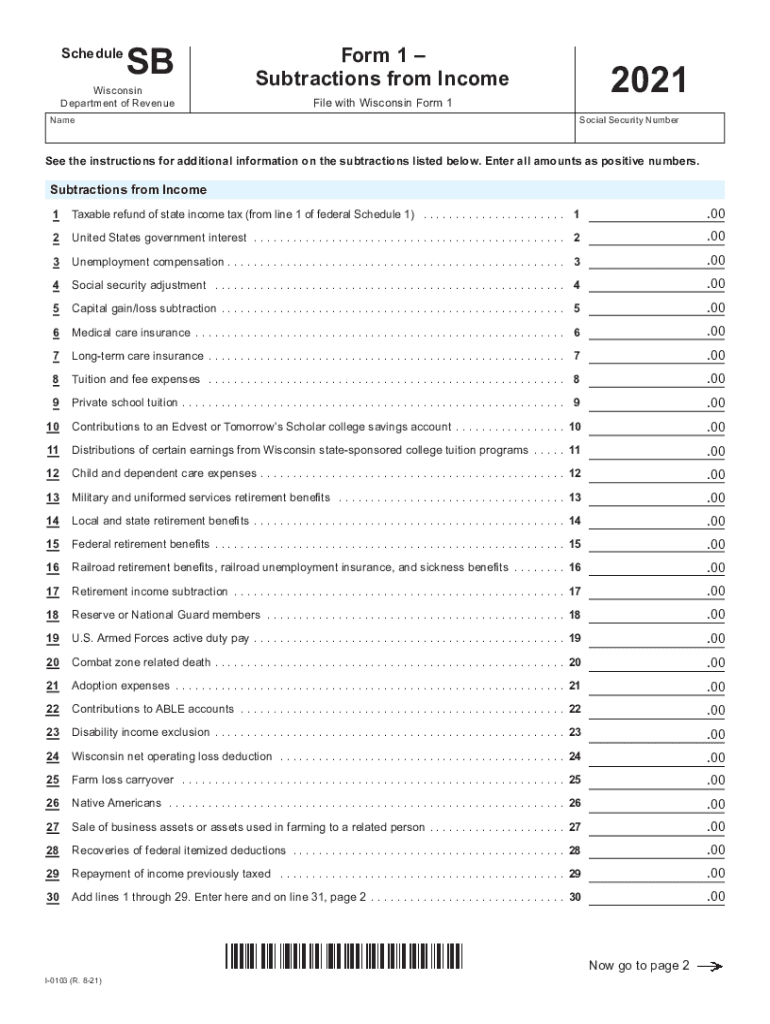  Schedule Sb Form 1 Fill Online, Printable pdfFiller 2022
