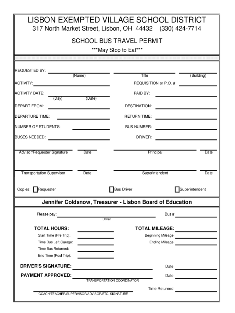 Www Chamberofcommerce Comunited StatesohioLisbon Exempted Village School Board in Lisbon, OH 44432  Form