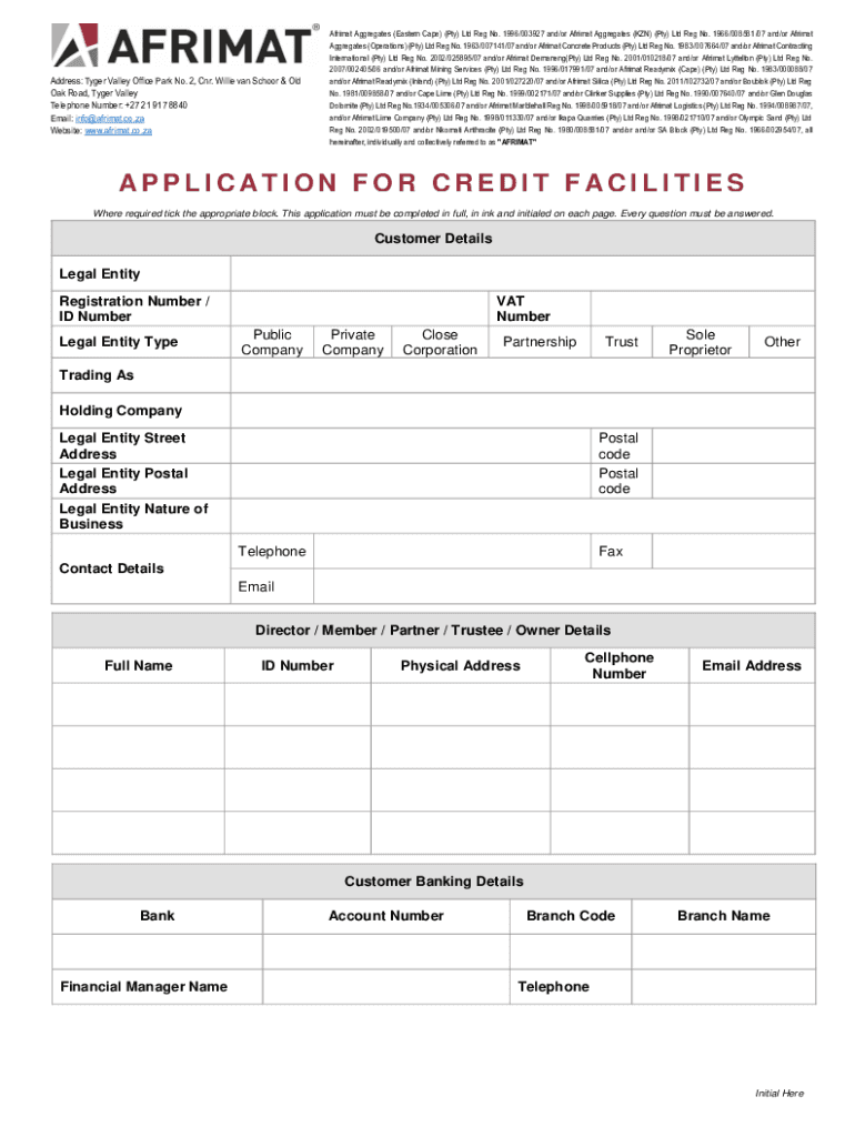 AFRIMAT LTD Company ProfileWESTERN CAPE, Western Cape  Form