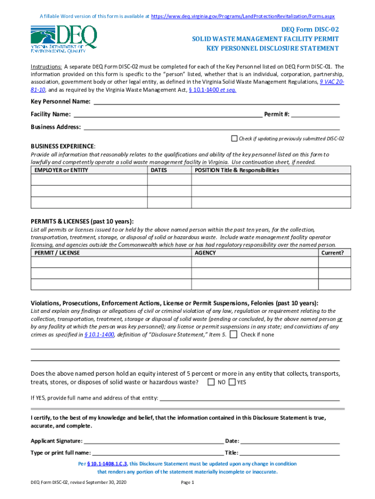 Www Deq Virginia GovhomeshowpublisheddocumentDEQ Water Division Permit Application Fee Form