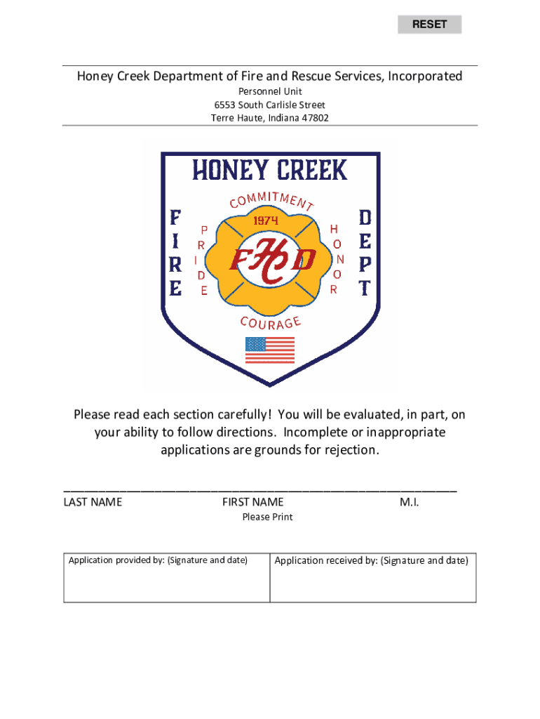 Www Honeycreekfire Com Uploads 126Honey Creek Department of Fire and Rescue Services, Incorporated  Form