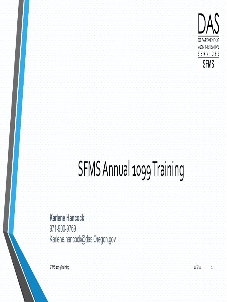  or DAS 1099 MISC Training Form 2022-2023