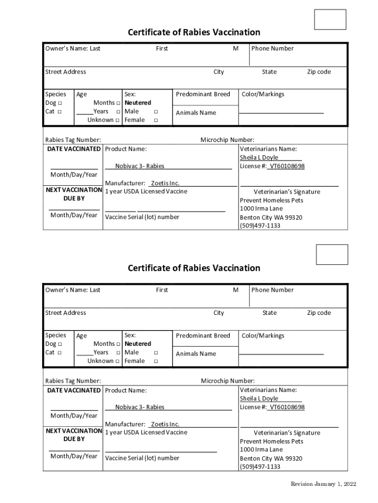  Cdn Cocodoc Comcocodoc Form PdfpdfRABIES VACCINATION CERTIFICATE Cdn Cocodoc Com 2022-2024