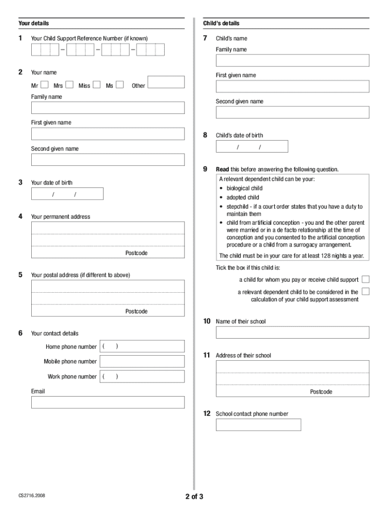  Child Support Extension Form 2020-2026