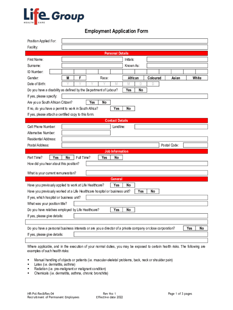  Www Coursehero Com117326386Application FormdocApplication Form DOC Employment Application Form Position 2022-2024