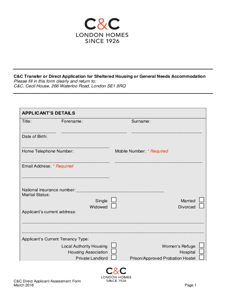  United Kingdom Sheltered Housing 2018-2024