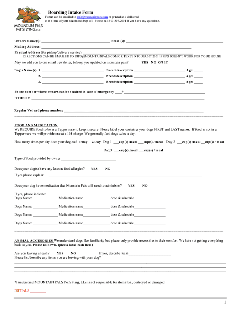  Www Uslegalforms Comform Library533229 PetPet Sitting Intake Form US Legal Forms 2019-2024