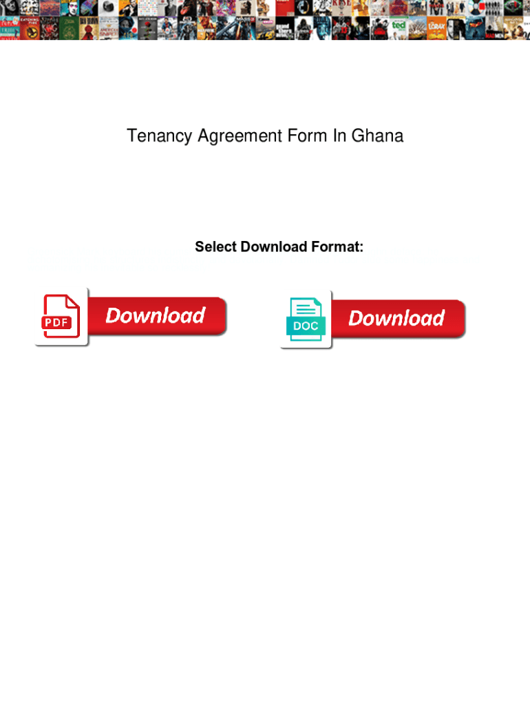 Ghana Tenancy Agreement Form
