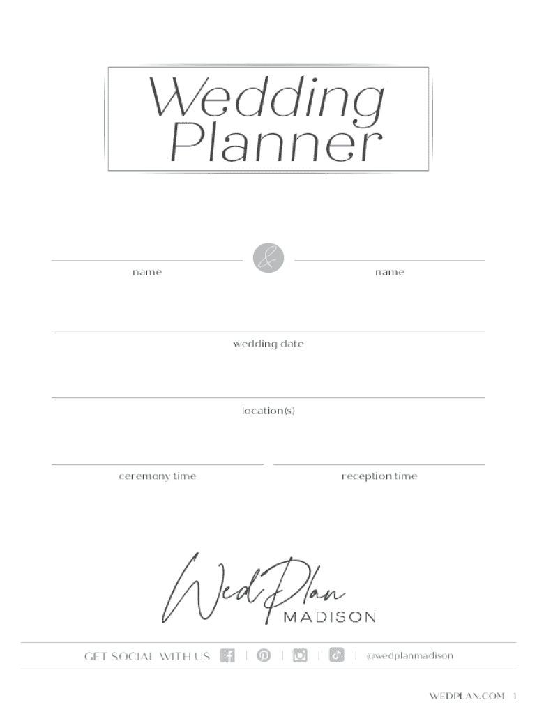  Wedding Checklists, Worksheets and Timelines 2022-2024