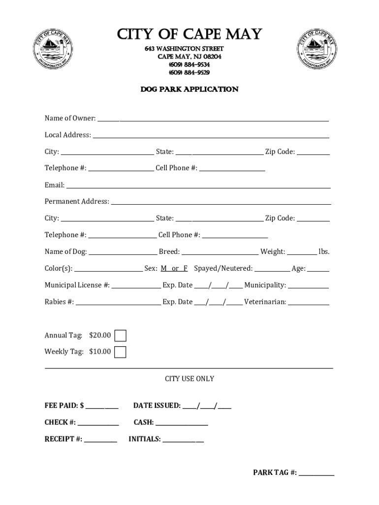Www Capemaycity ComdepartmentsAssessorCity of Cape May, NJ Tax Assessment  Form