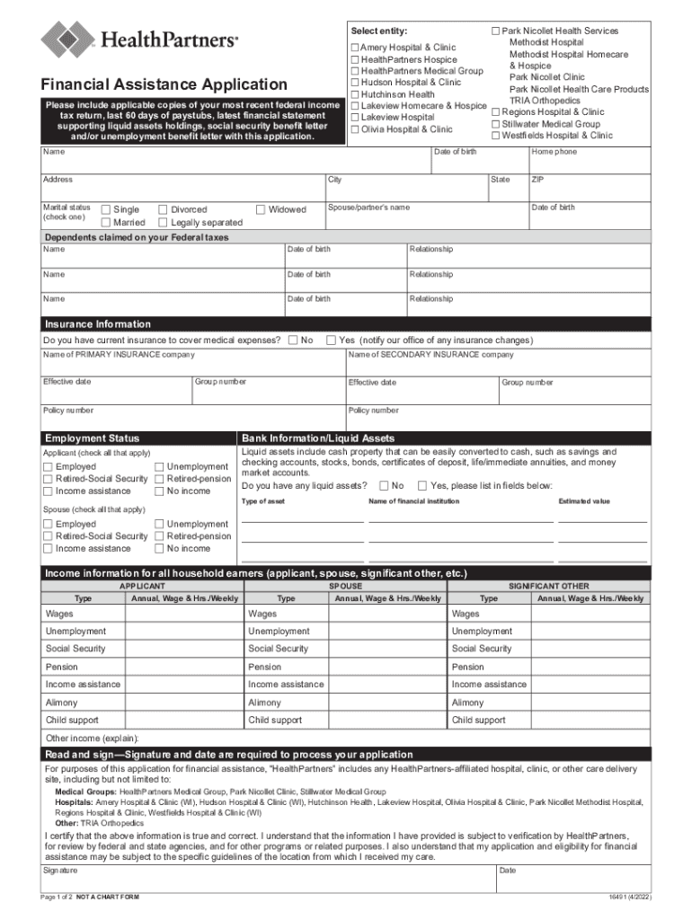  Www Mercyone OrgfinancialassistanceappThis Application Must Be Completed in Full and Returned with 2022-2024