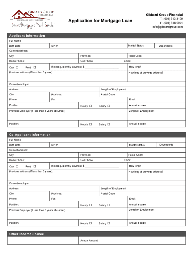  Canada Mortgage Loan Agreement 2021-2024