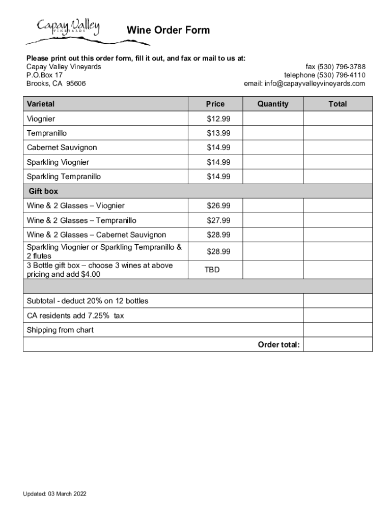  Www Uslegalforms Com111913 Wine Order FormWine Order Form Fill and Sign Printable US Legal Forms 2022-2024