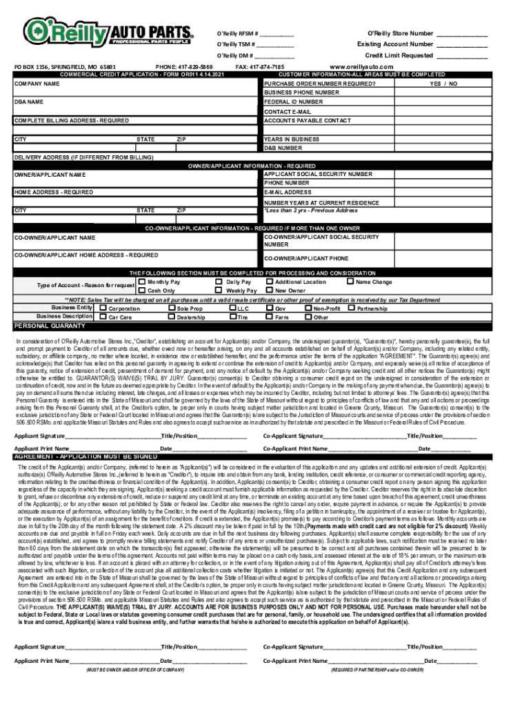 Www Plainsite Orgattorneyspo Box 1156O&#039;Reilly Automotive, Inc Attorney Plainsite Org  Form