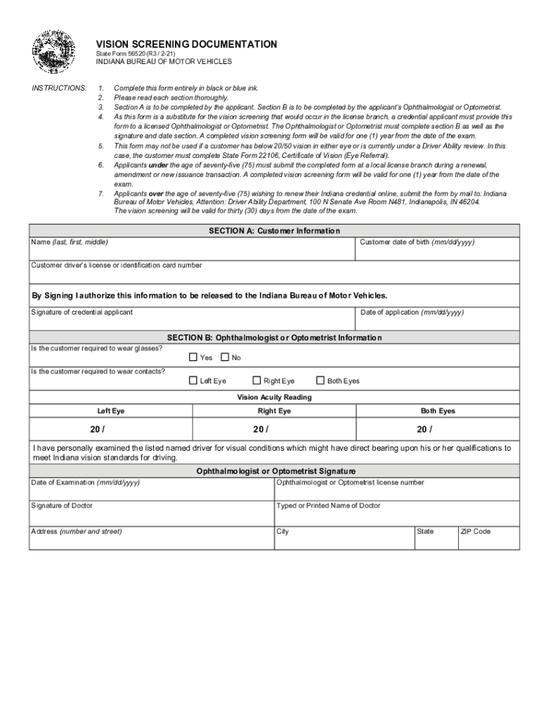  State Form 56520 2021-2024