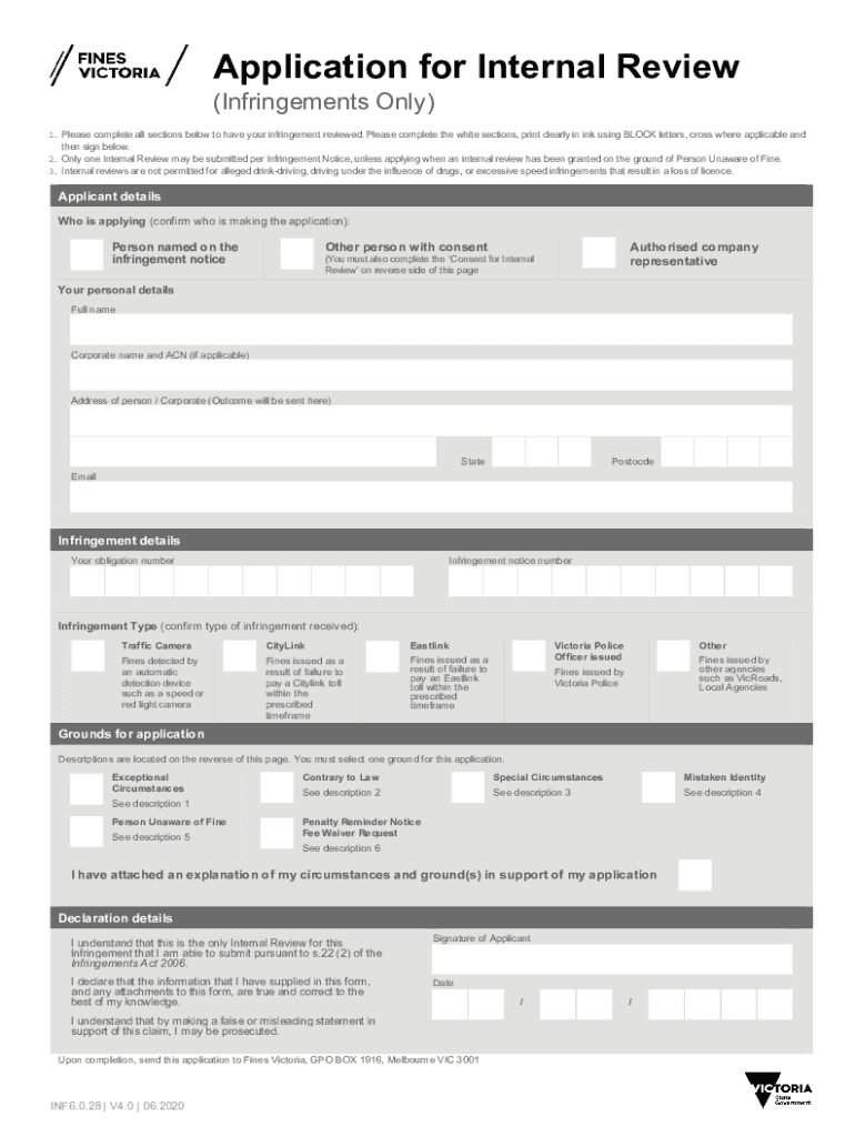  Fines Victoria Internal Review 2020-2024