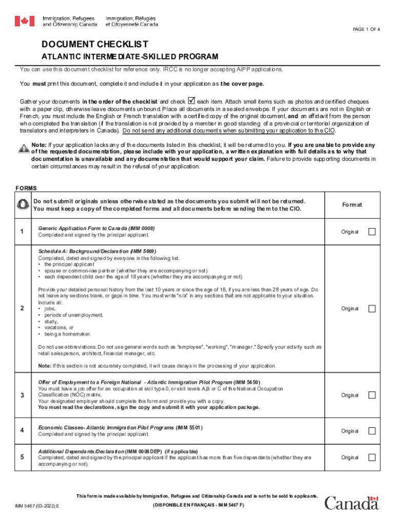 Www Canada Caenimmigration RefugeesGuide 5466 Atlantic Immigration Pilot Program Atlantic  Form