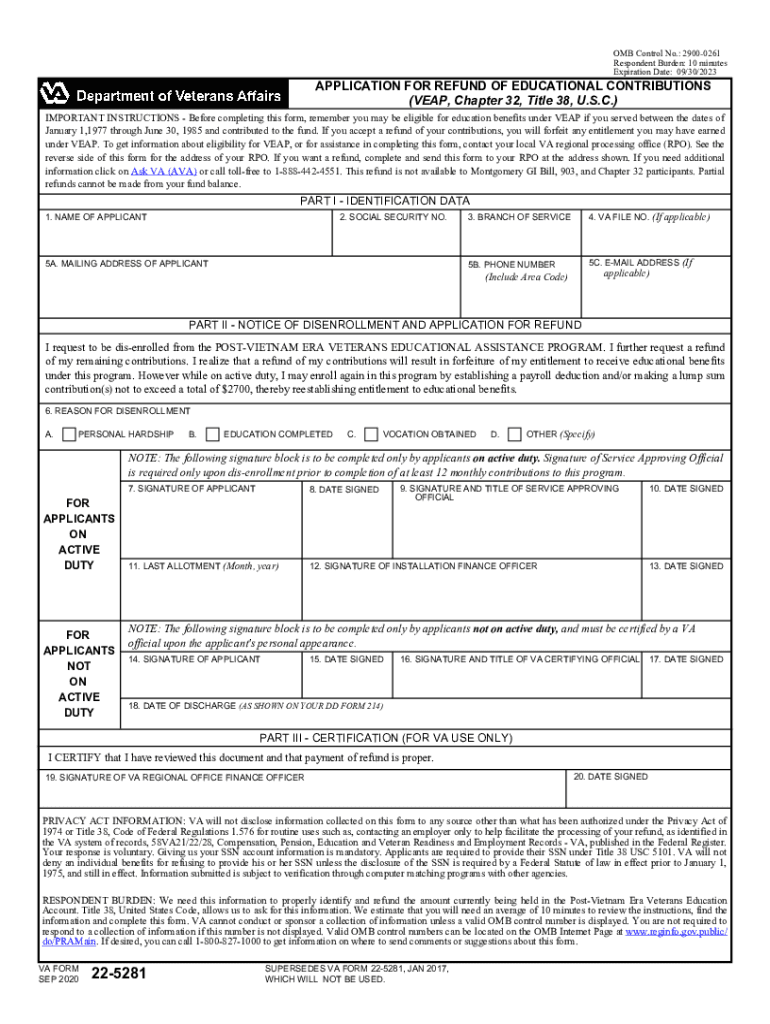  Www Reginfo GovpublicdoExpiration Date XXXXXXXX APPLICATION for REFUND of 2020-2024