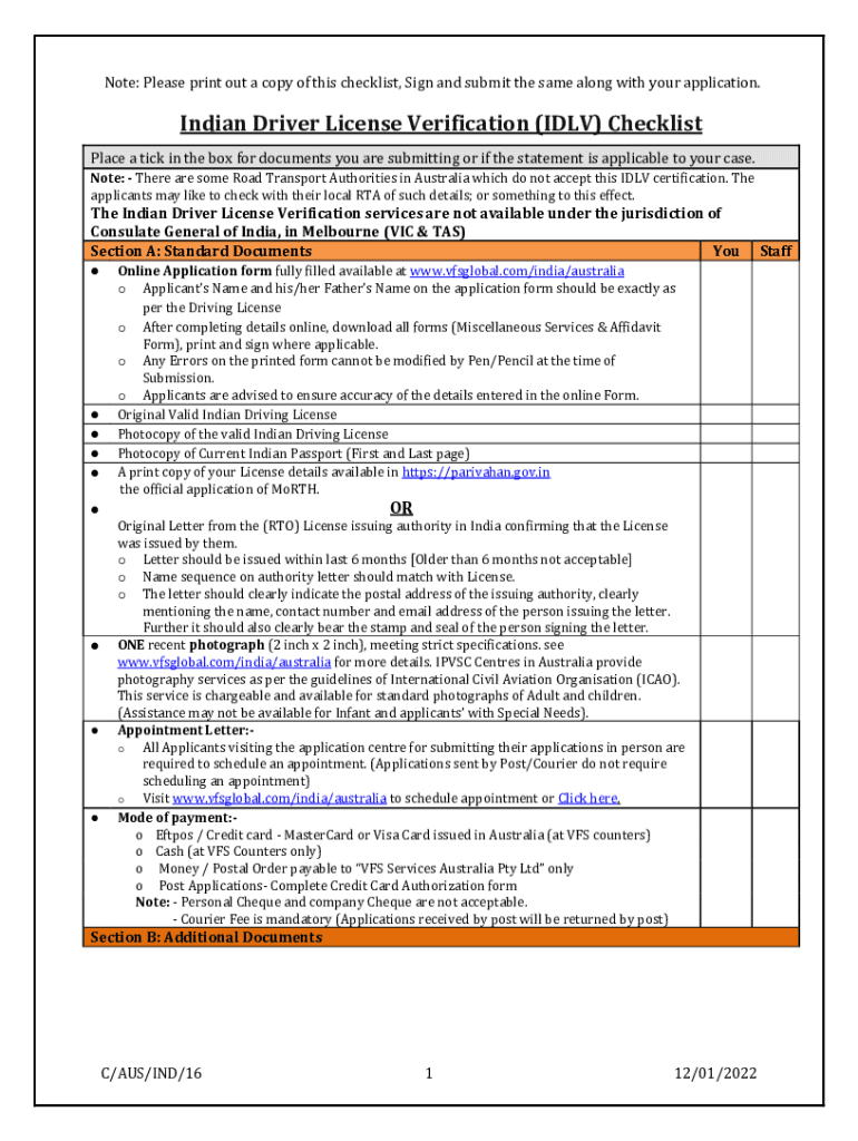  Idlv Checklist Fill and Sign Printable Template Online US Legal Forms 2022-2024