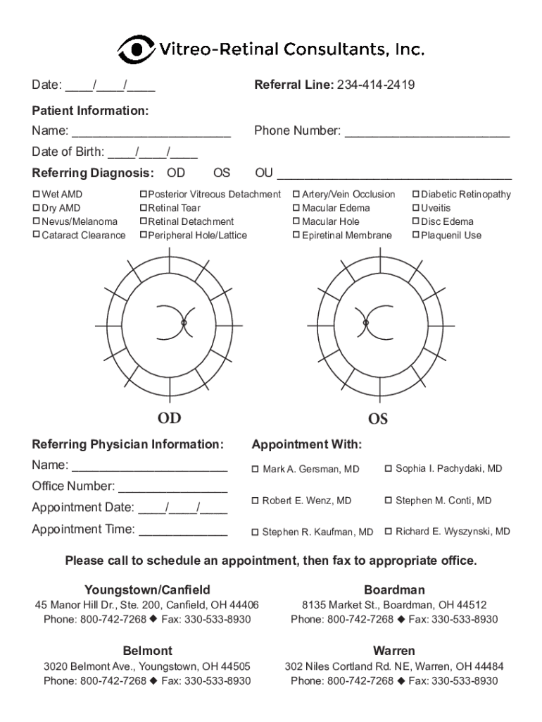 PDF Referral Form Dougherty Laser Vision
