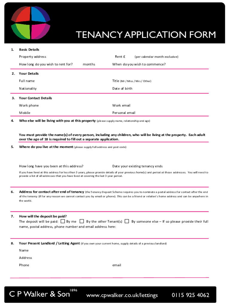 Www Wordexceltemplates Comtenant RentalTenant Rental Application Forms Word &amp;amp; Excel Templates