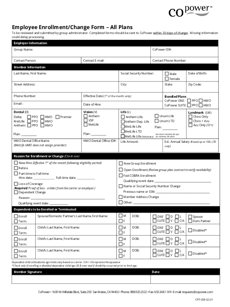 Www Group Insuranceinc ComassetsfilesEmployee Enrollment Change Form Group Insurance Inc