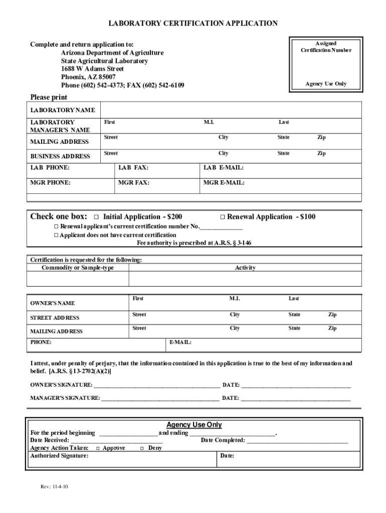 Www Azdhs Govpreparednessstate LaboratoryAZDHSState Laboratory Arizona Department of Health Services  Form