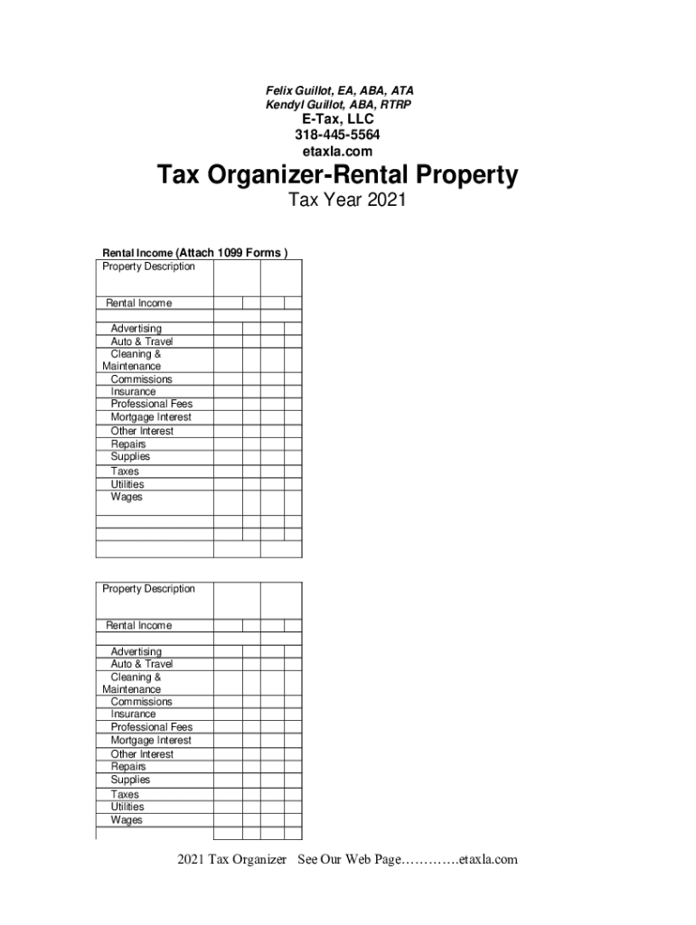 Taxrpo Compreparerfelix Guillot Alexandria LaFelix Guillot, EA Tax Preparer in Alexandria, LA  Form