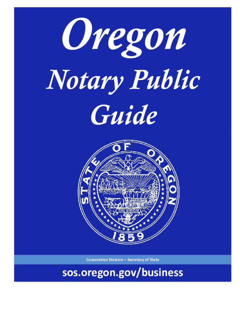 or Notary Public Guide Form 2020-2025