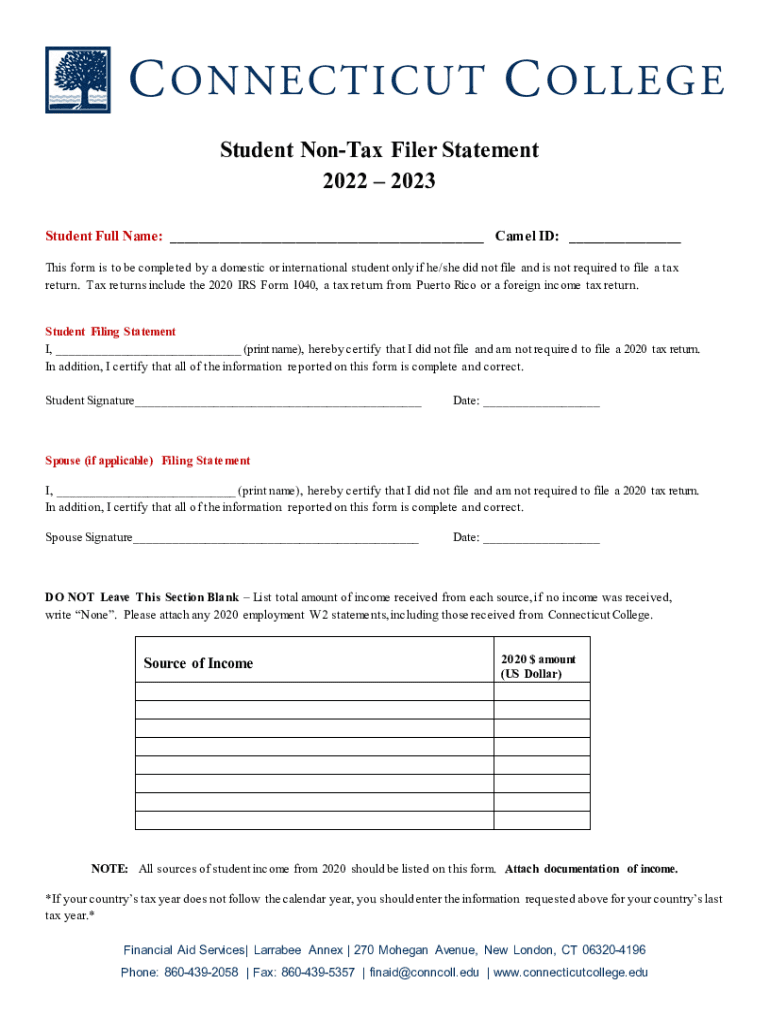  Www K State Edusfamanage2022 Student Nontax Filer Form K State Edu 2022-2024