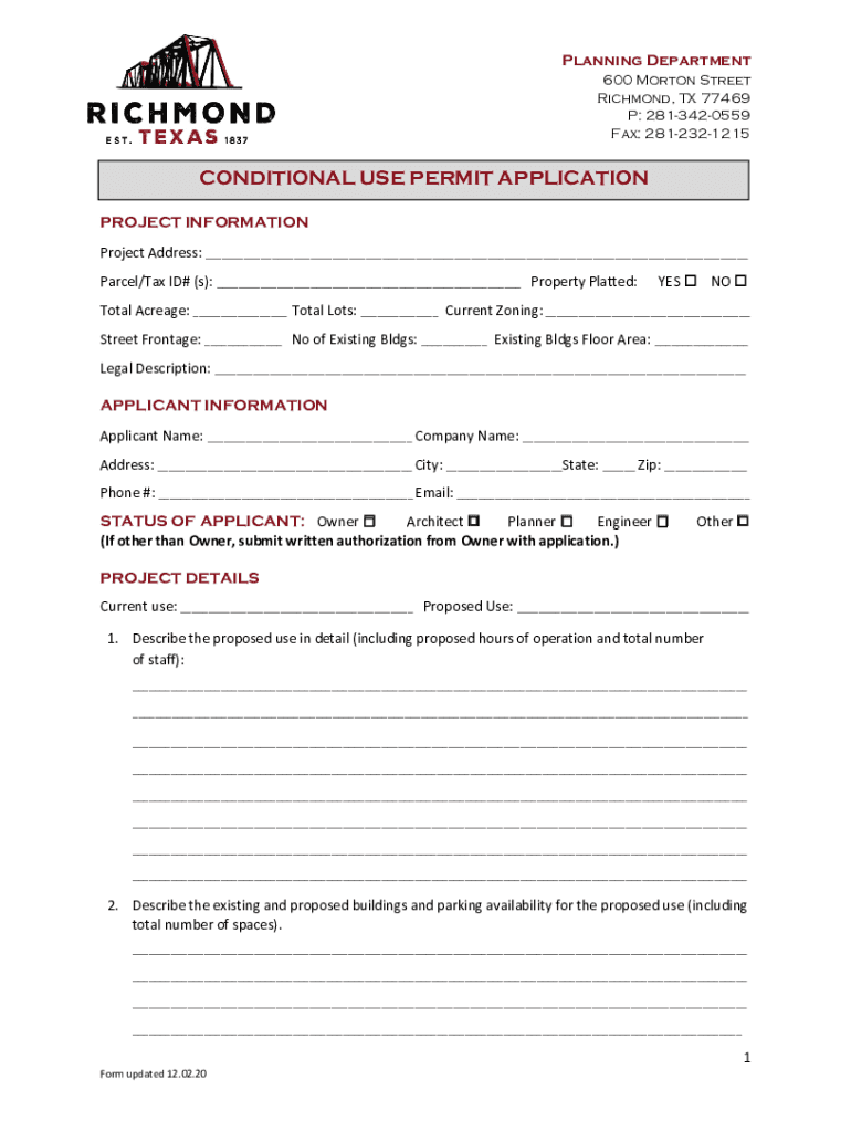 Permit Center Planning &amp;amp; Community Development Department  Form