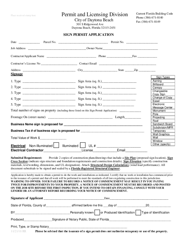 Crw Codb Usetrakit3viewAttachmentPlace Received Stamp Here Permit and Licensing Division  Form