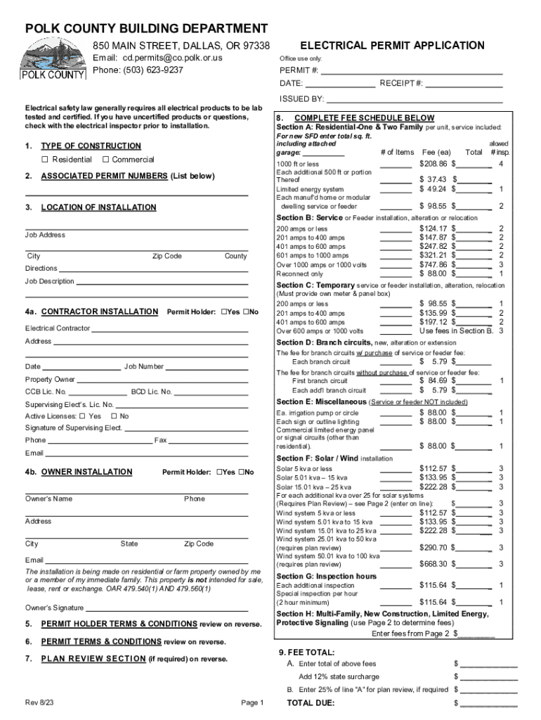 Forms, Permits, and Applications Tillamook County or