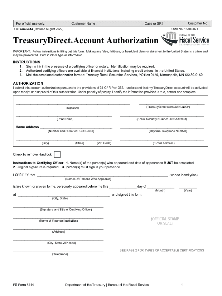  Get PDF FS Form 1522 TreasuryDirect US Legal Forms 2022-2024