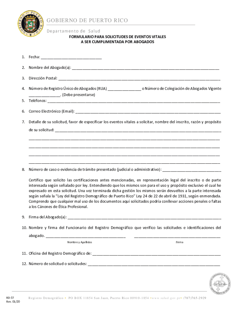  GOBIERNO DE PUERTO RICO Departamento De Salud 2020-2024